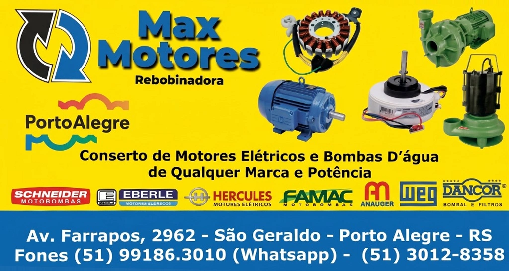 Max Motores Rebobinadora - Cartão Oficial e Serviços